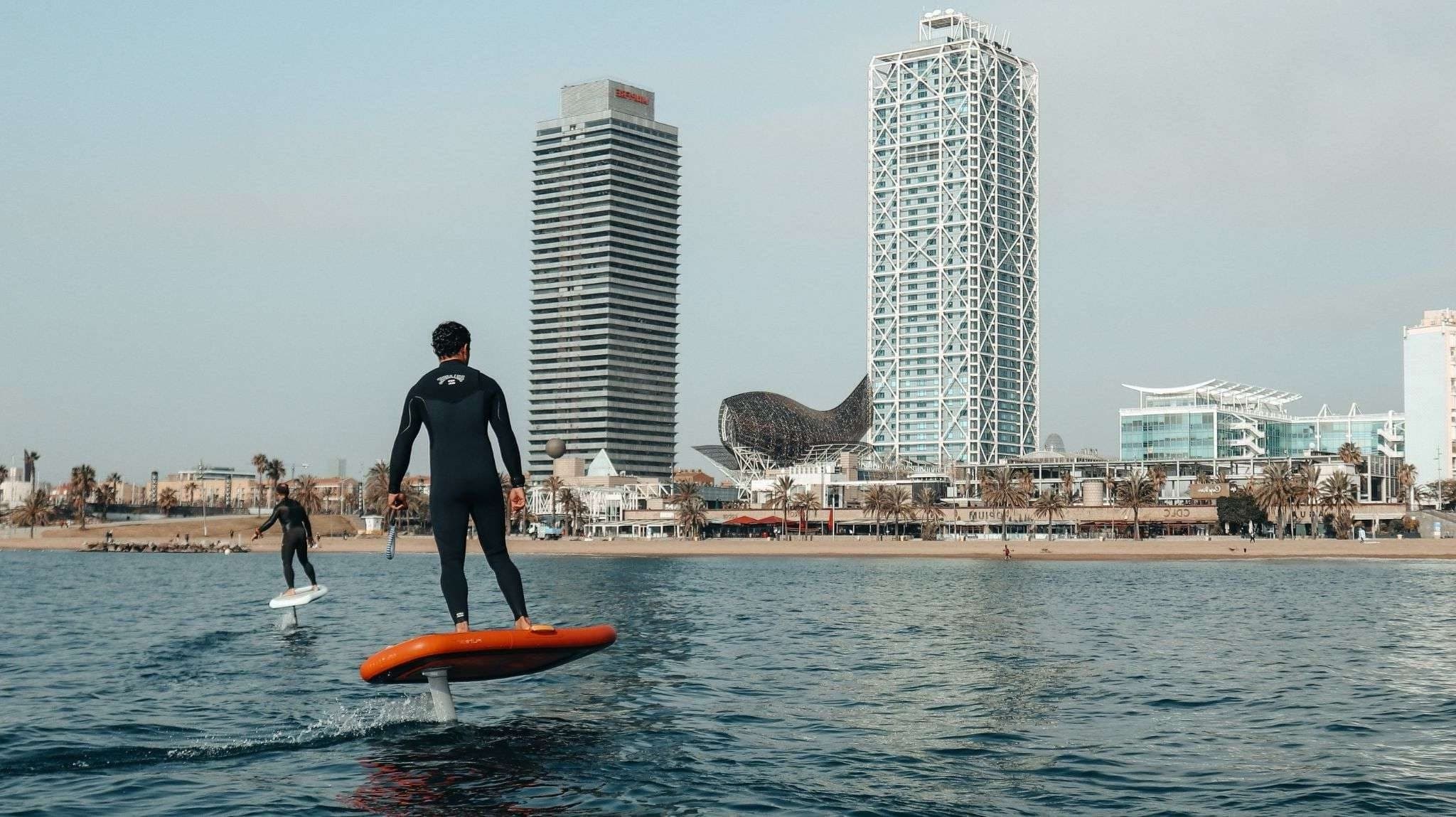 Private eFoil Lesson in Barcelona: Master the Electric Hydrofoil on the Mediterranean