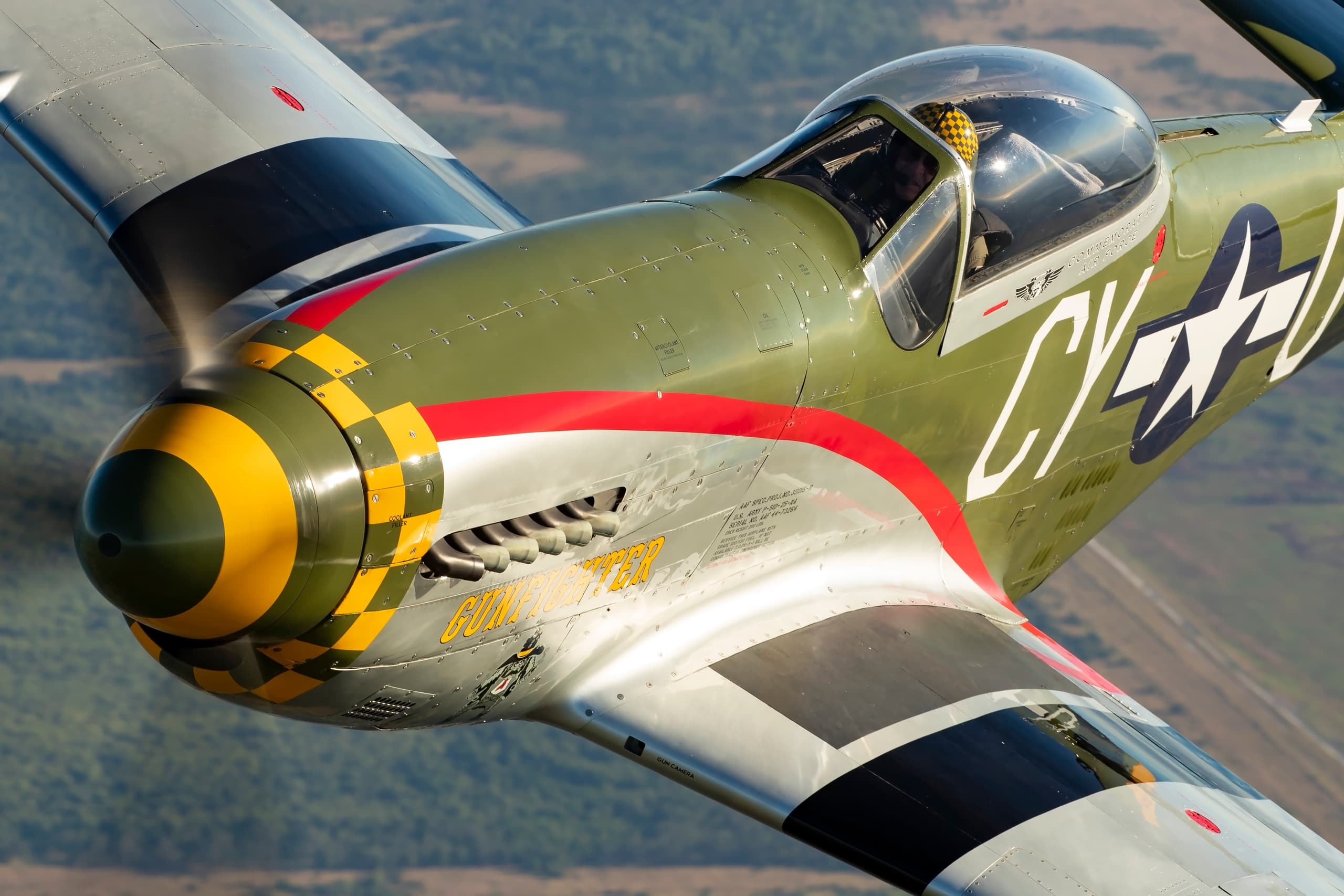P-51 Gunfighter Flight Experience in Louisville TN: WWII Warbird Rides (20–40 Minutes)