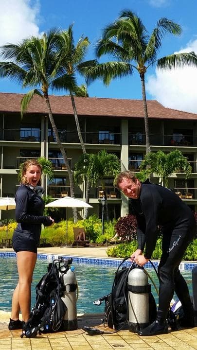 Water-Activities: Dive Kauai’s Pool Adventure at Sheraton Kauai Resort