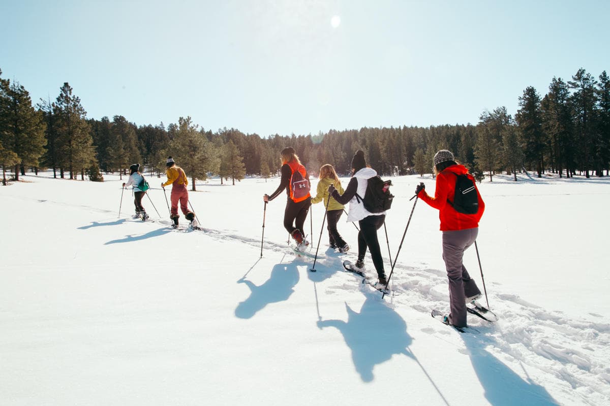 Taos Backcountry Snowshoeing Adventure in Amole Canyon
