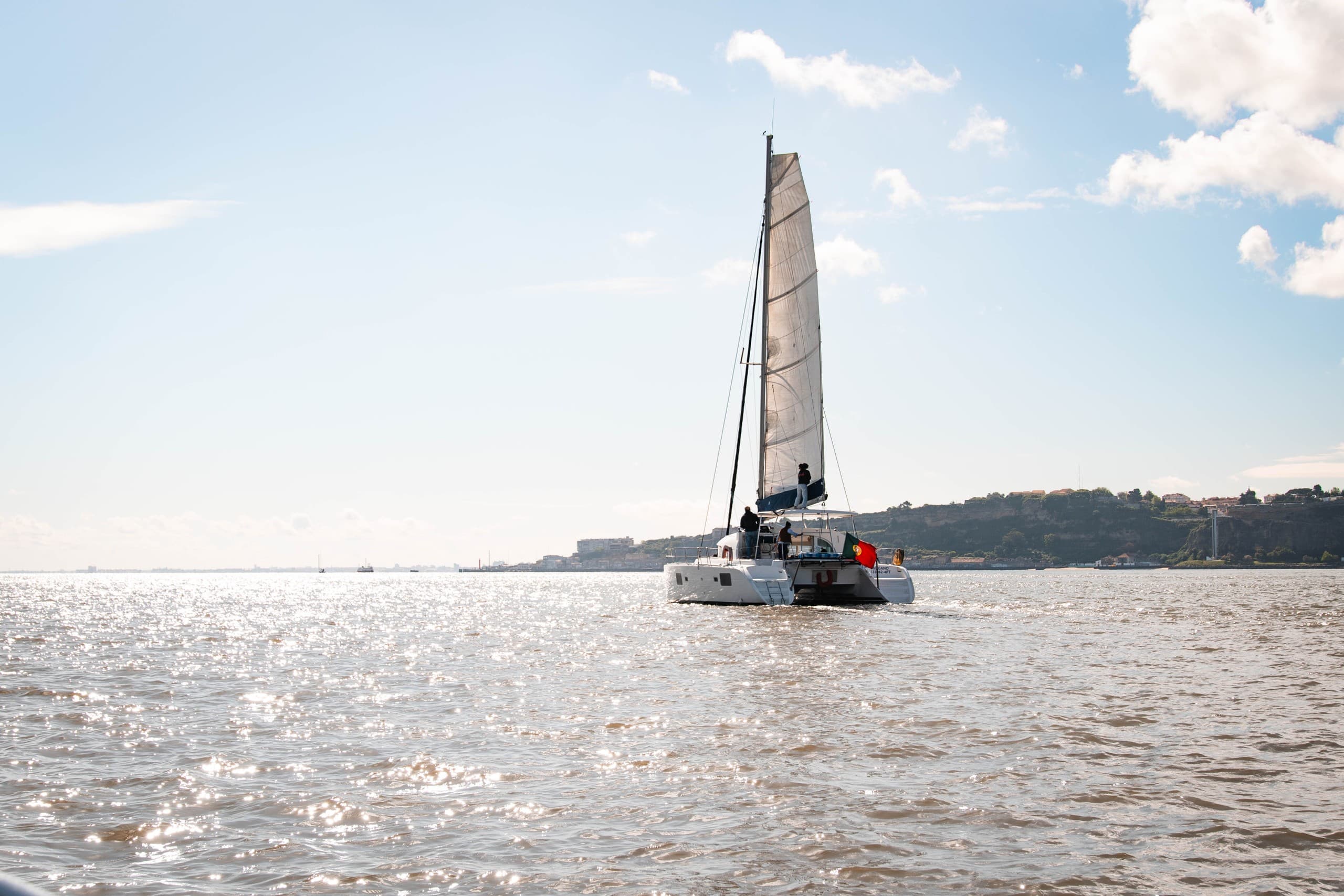 Coastline Comfort: Sail Lisbon’s Tagus on the Magano Catamaran photo 1