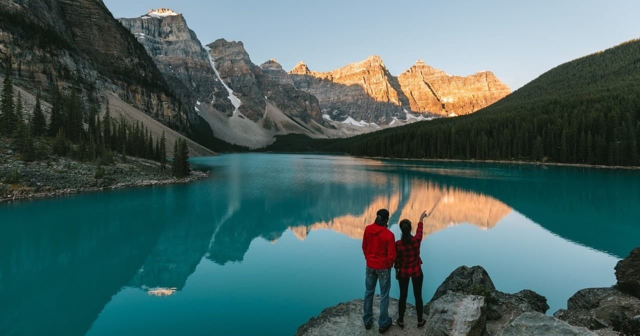 Moraine Lake & Lake Louise Sunrise Adventure with Radventures in Banff