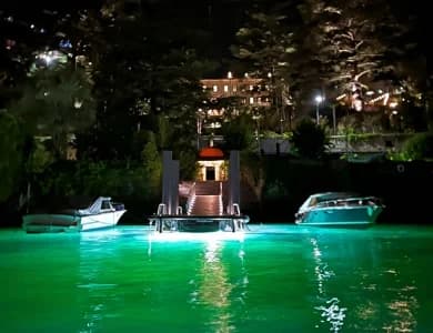 Lake Como Sunset Tour: Private Speedboat Cruise from Laglio