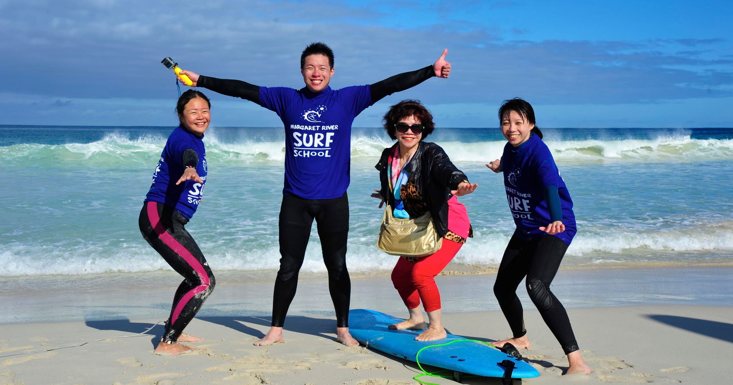 Private Group Surf Lessons at Margaret River Surf School
