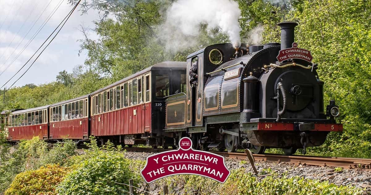 Historic Slate Train Journey with Ffestiniog & Welsh Highland Railways