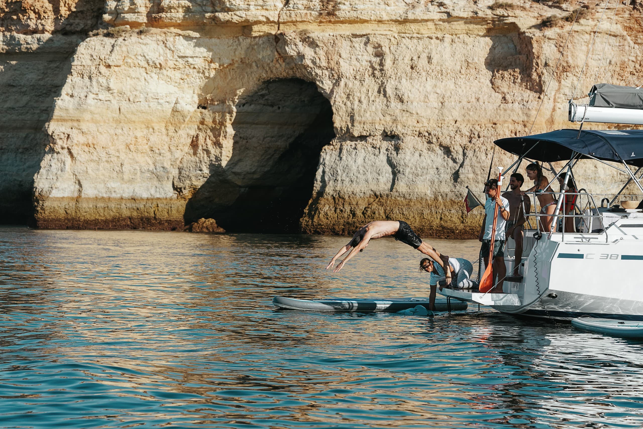 Luxury Day Yacht Cruise from Portimão to the Benagil Caves
