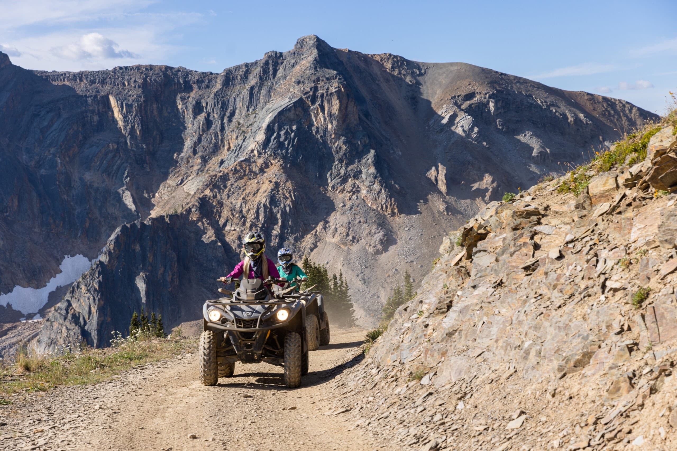 Paradise Basin ATV/SXS Tour: Alpine BBQ, Marmot Falls & Historic Silver Mine near Banff