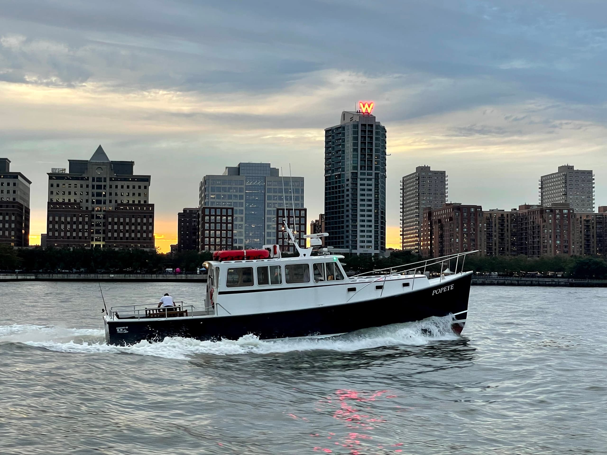 Explore Hoboken's Waterfront with Tuesday's Are for Taylor Boat Charter