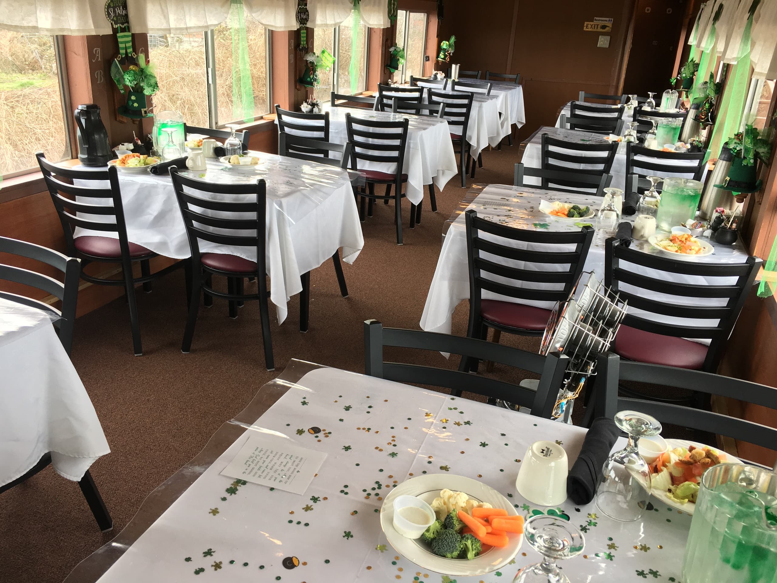 All Aboard: St. Patrick’s Day Dinner Train Through the Chehalis River Valley