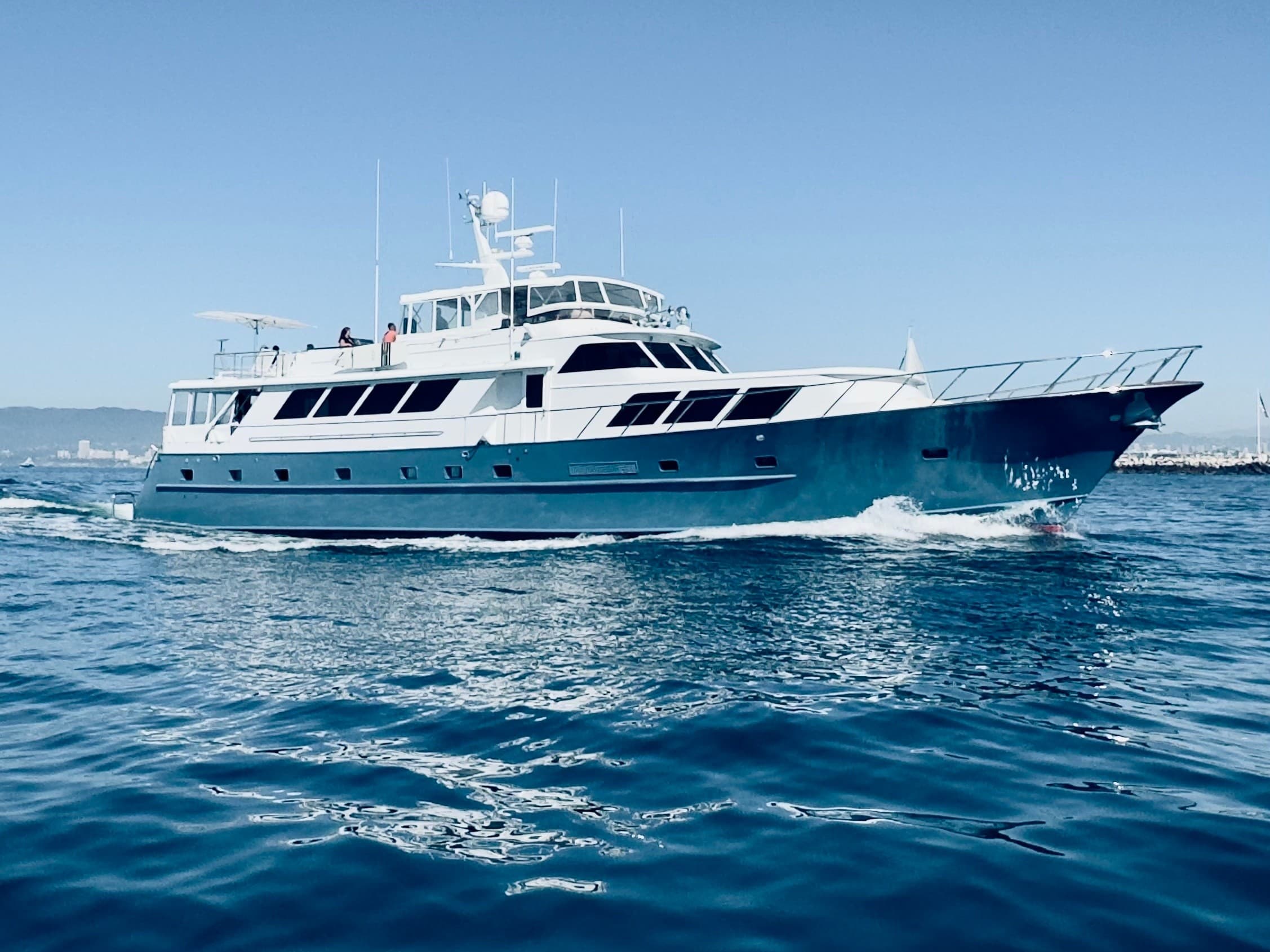 Half-Day Charter on 105' Broward Yacht Victoria from Marina del Rey photo 3