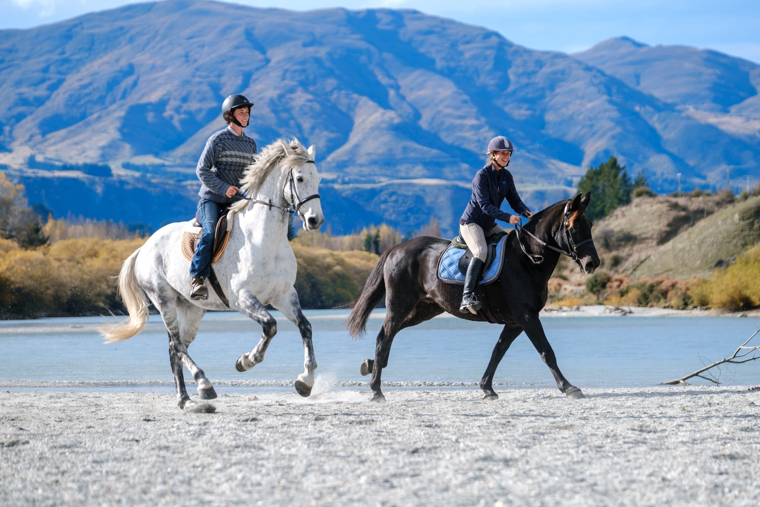 Horseback Rides along Shotover River with A M Equestrian