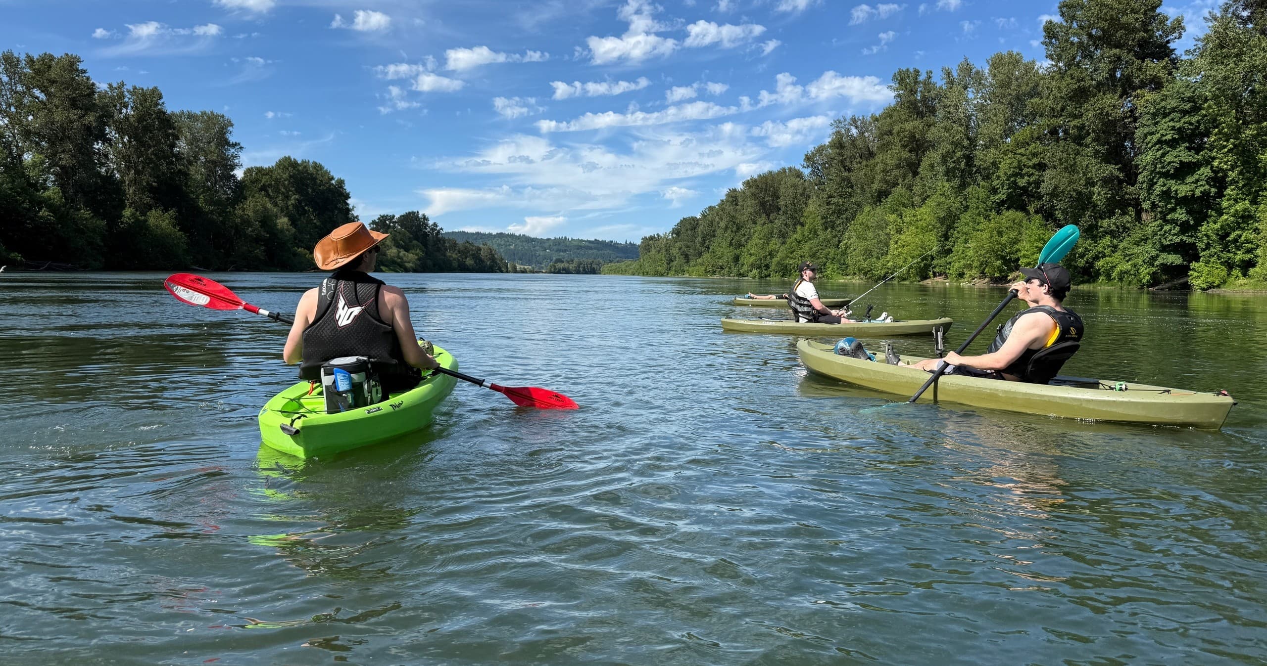 Independence Kayak Rentals LLC fleet