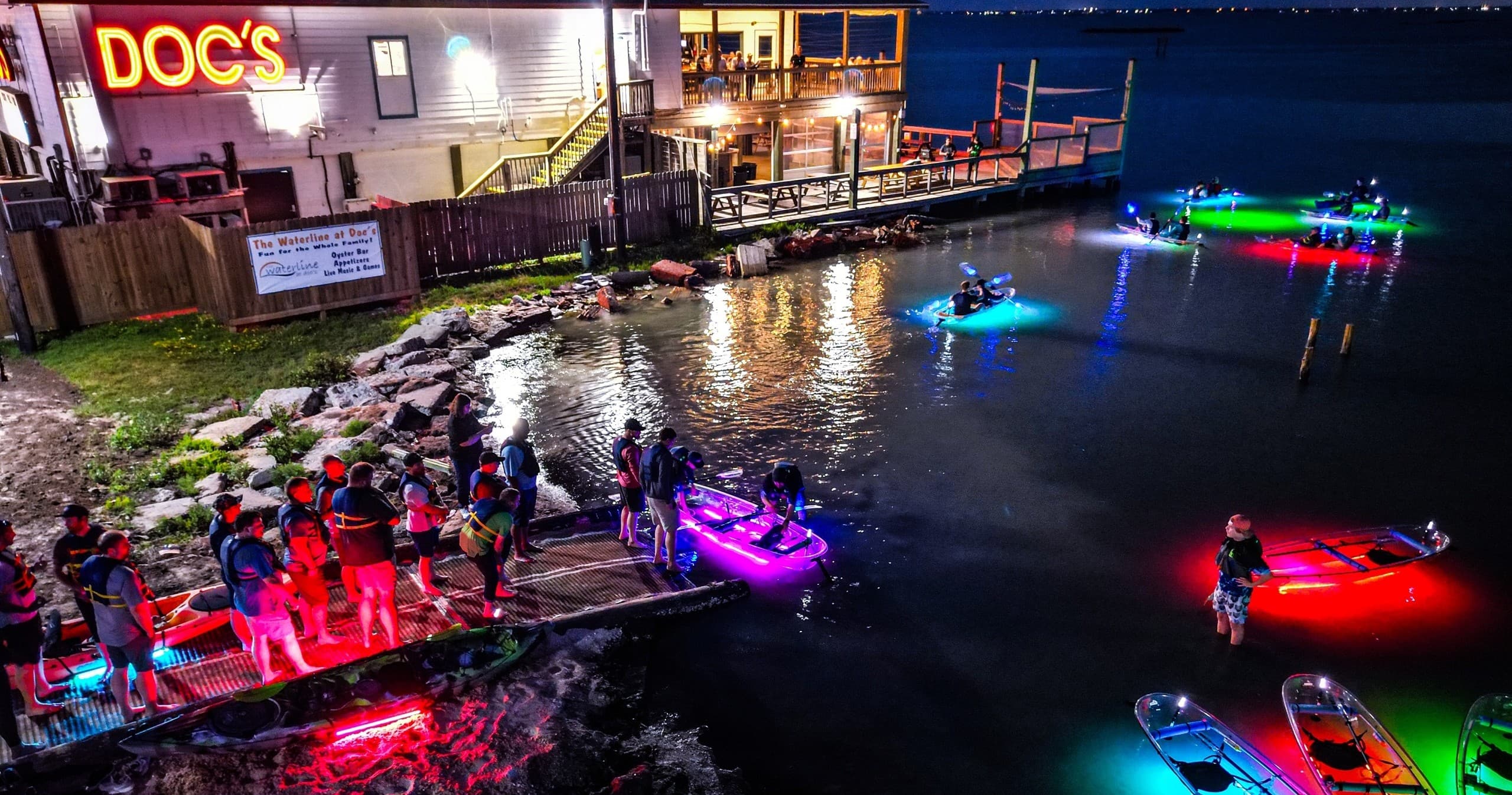 Night Kayaking Adventure with GlowRow on North Padre Island