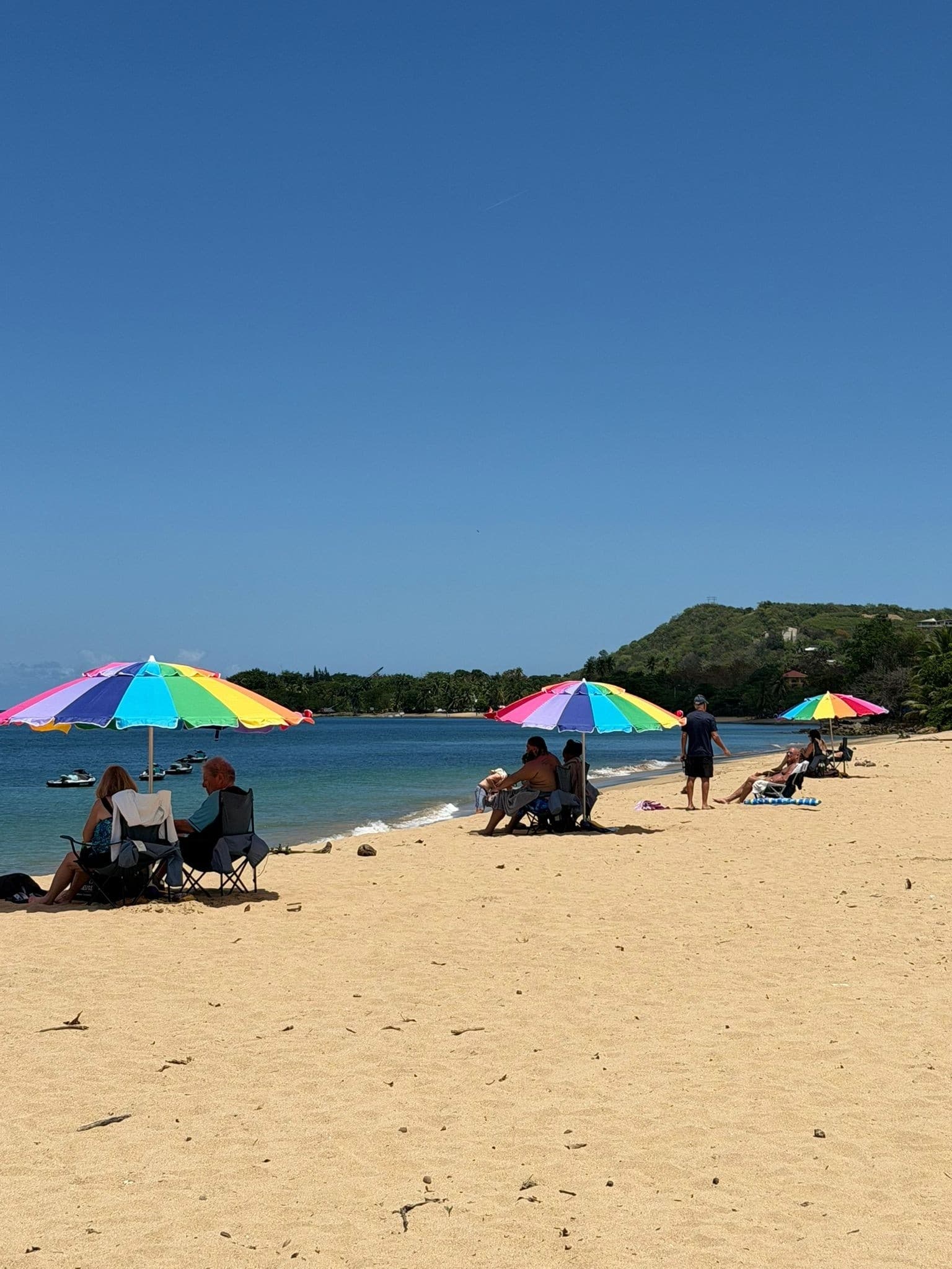 All-Day Chairs and Umbrella Rentals at Playa Doña Lala, Rincón