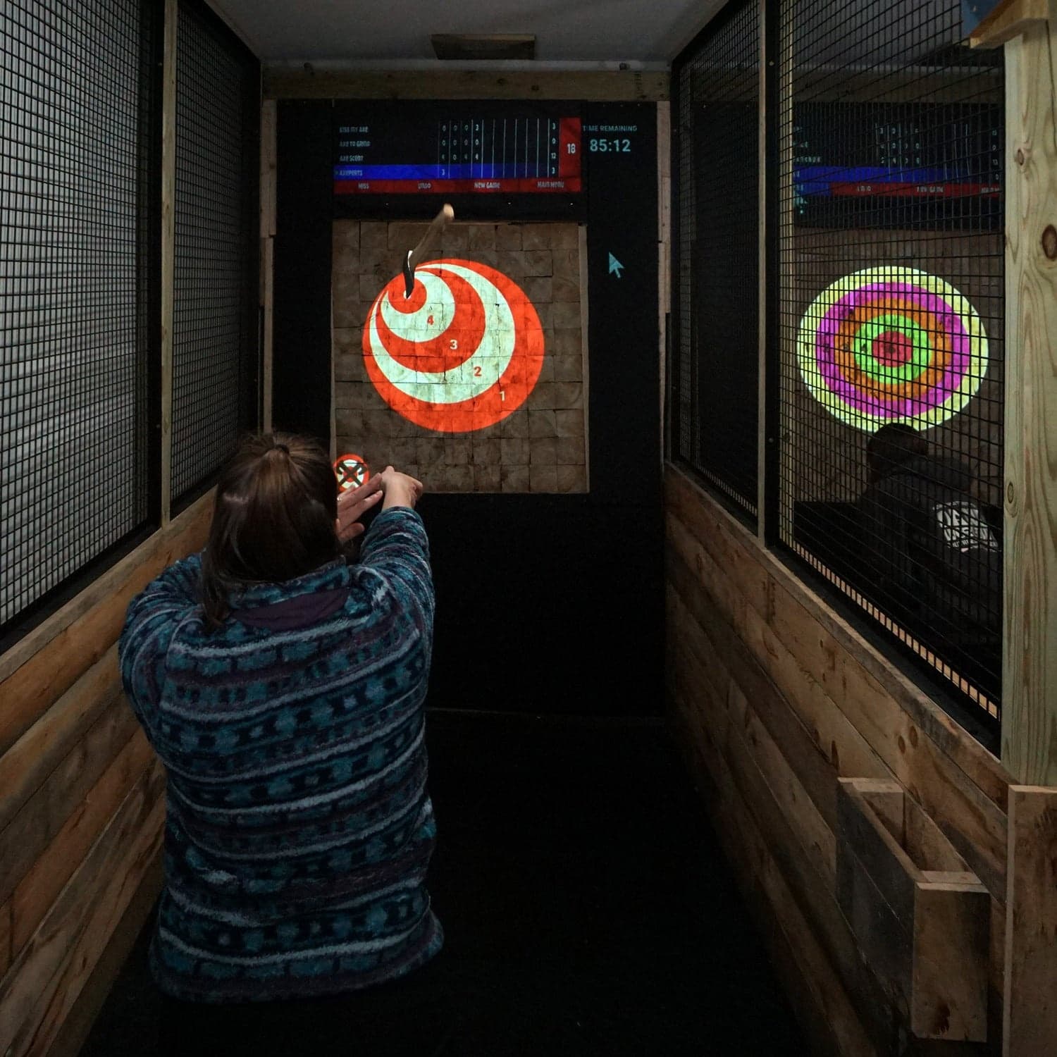Aim for the Bull's-Eye at Kittery Axe Throwing