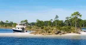 Private Island Boat Tours with Wake Surf Destin on the Emerald Coast