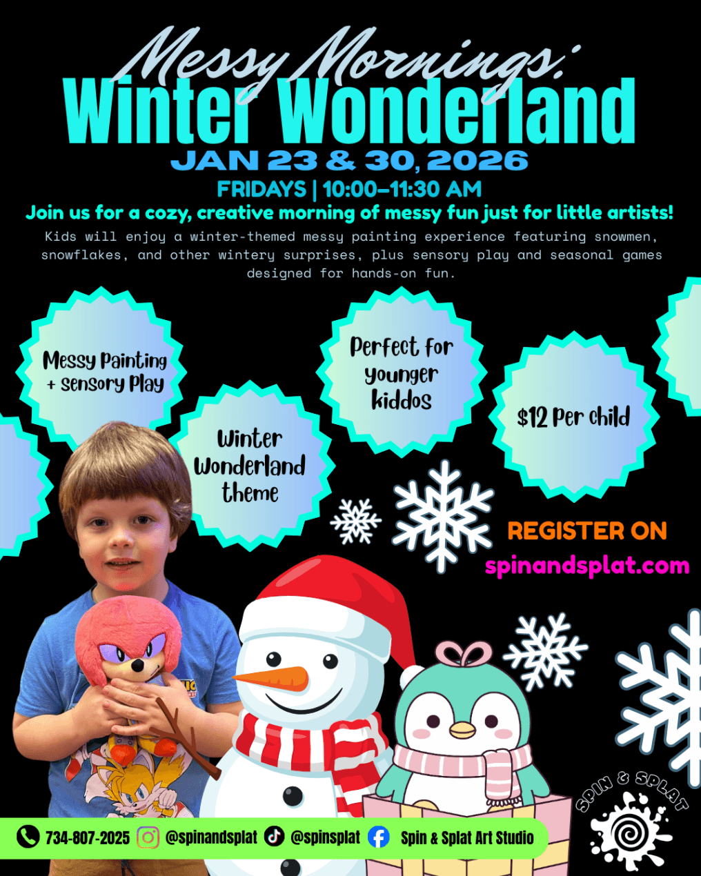 Messy Mornings: Winter Art Sessions for Little Hands in Toledo