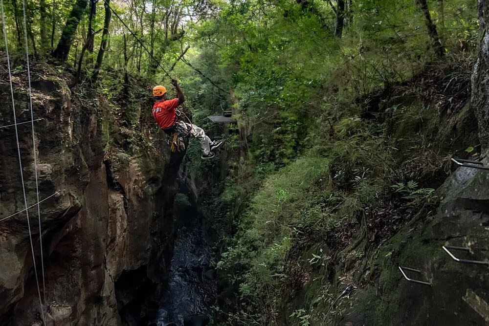 Canyon Canopy Tour: Zip Through White River Canyon at Hacienda Guachipelin photo 3