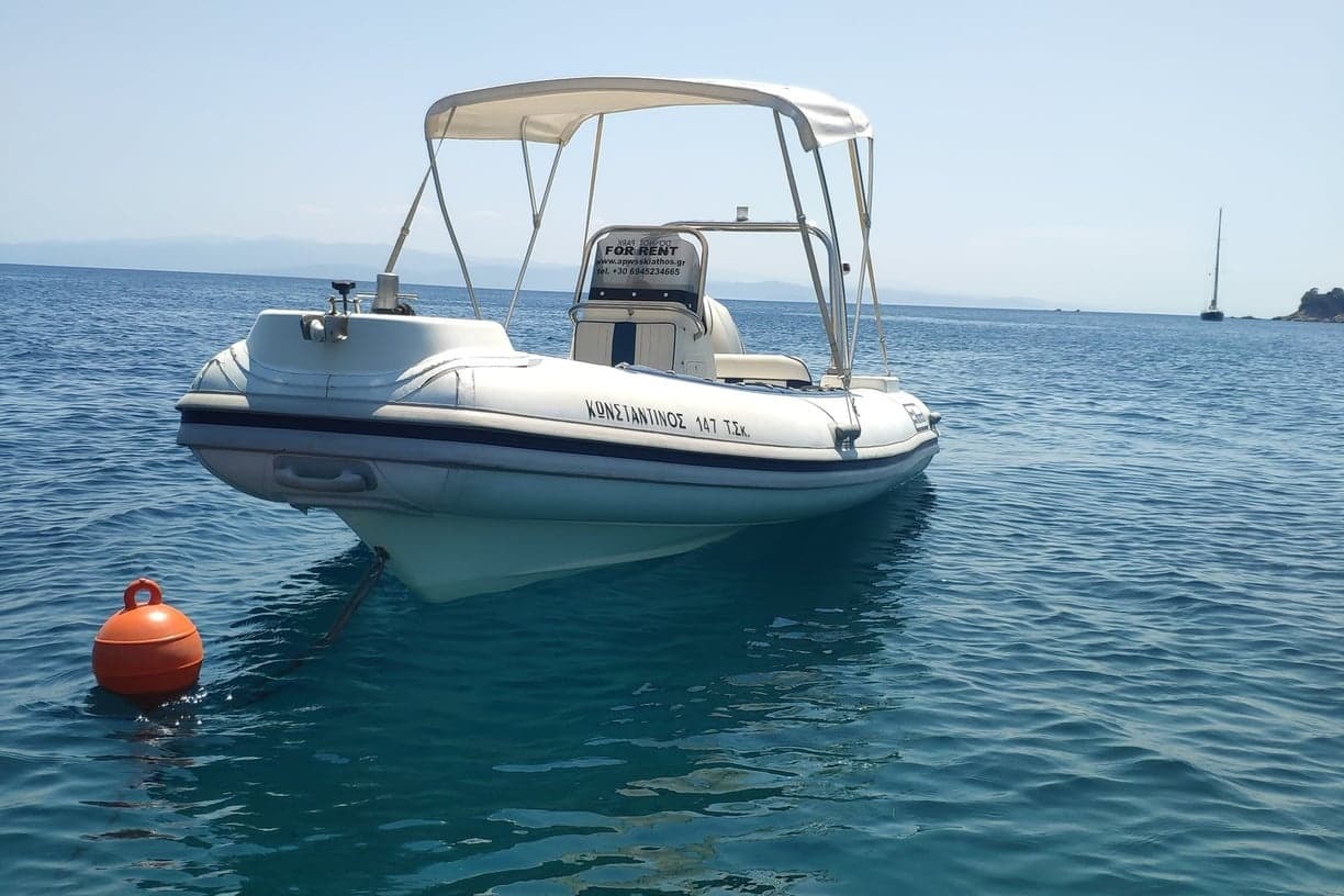 Platanias RIB Hire: 90HP Boat for Island Hopping, Snorkeling & Coast Cruises