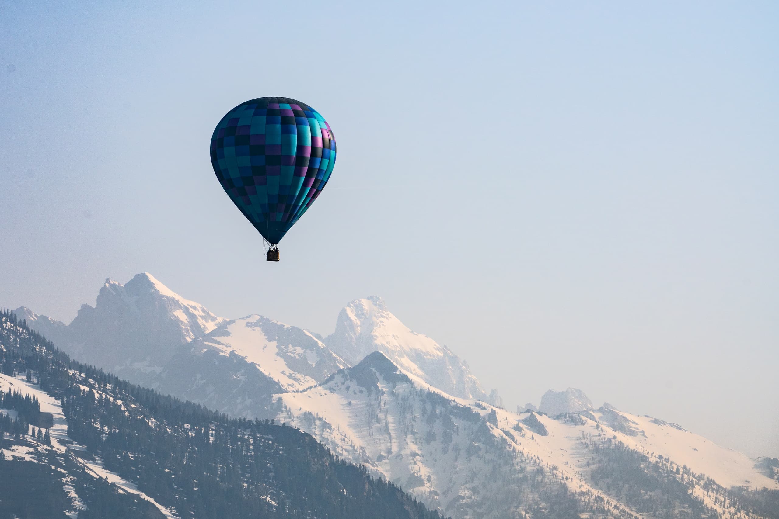Private Hot Air Balloon Ride Over Tetons, Wyoming