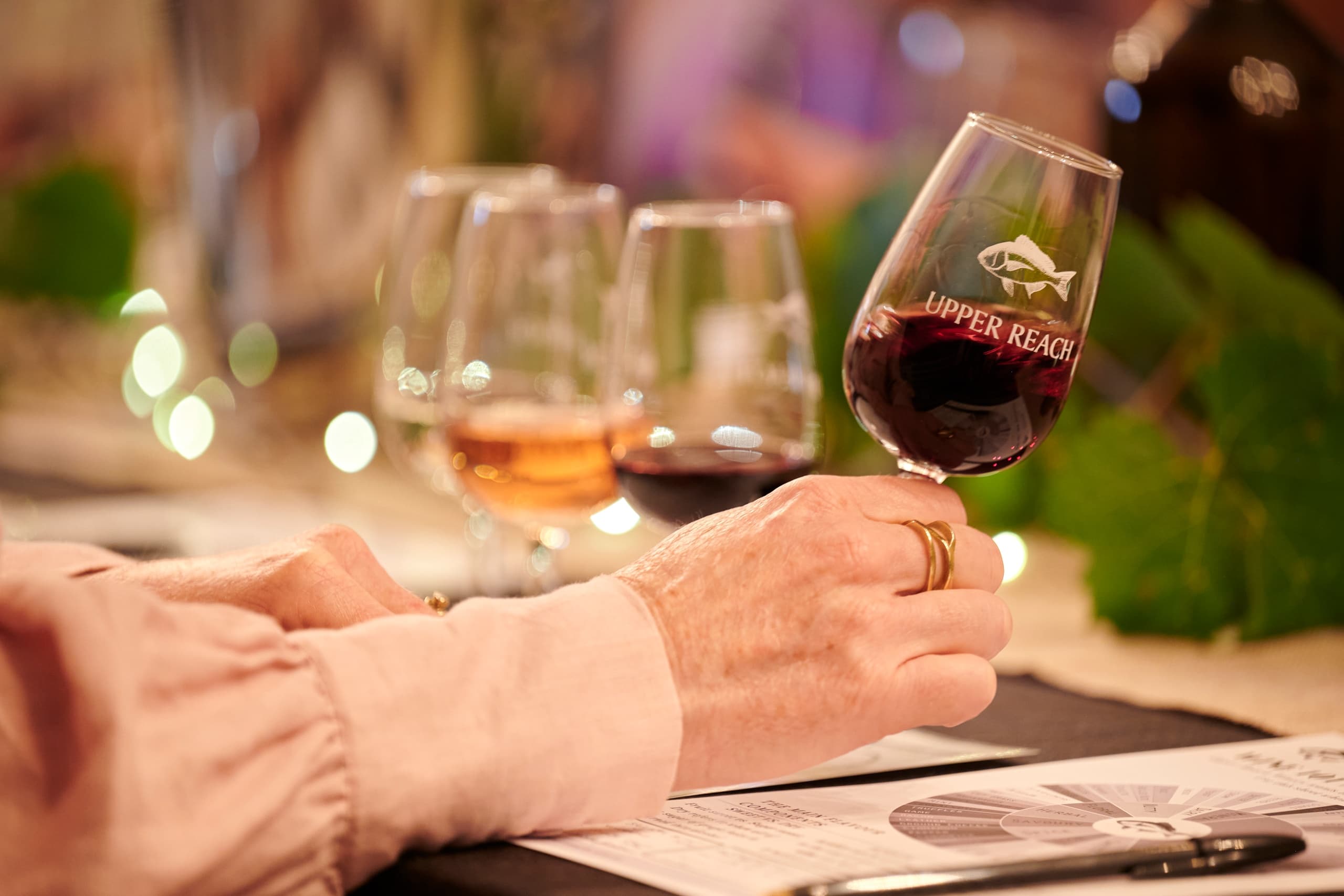 Wine Education & Tasting at Upper Reach Winery