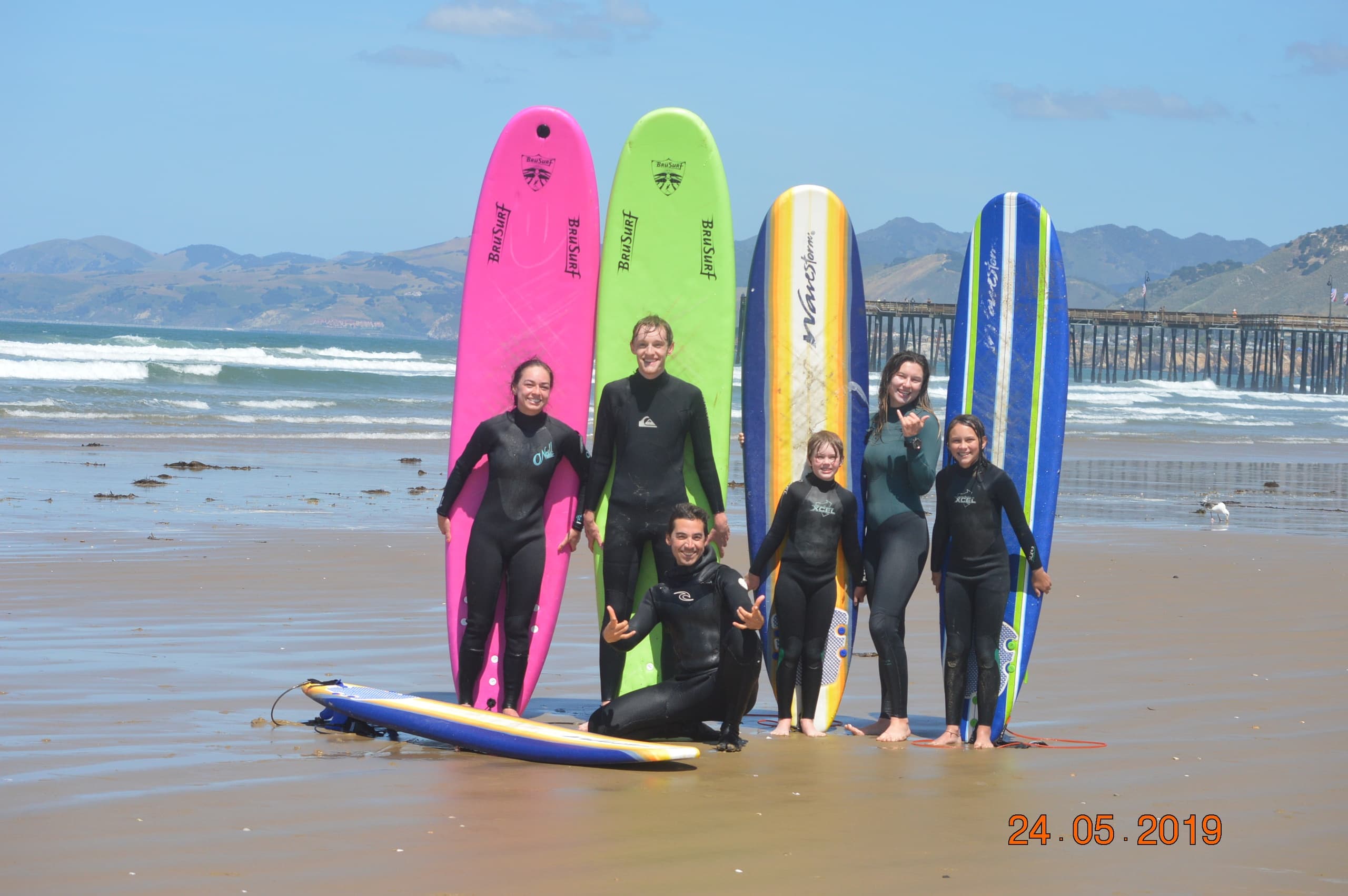 $85pp Private Group Lesson | Surf in Pismo Beach, California