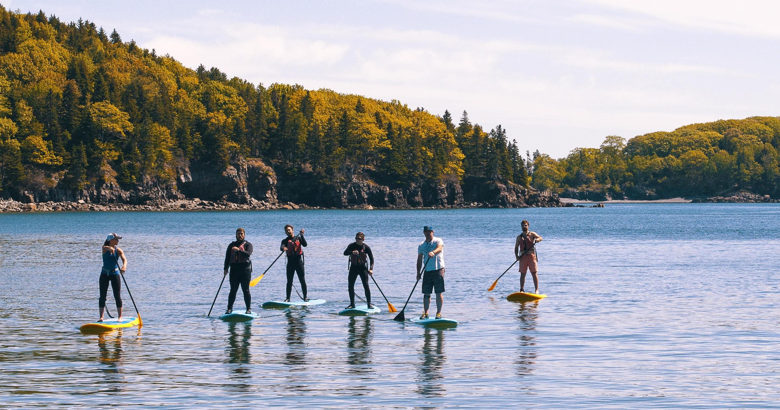 Harbor Paddle Boarding Adventure in Bar Harbor, Maine