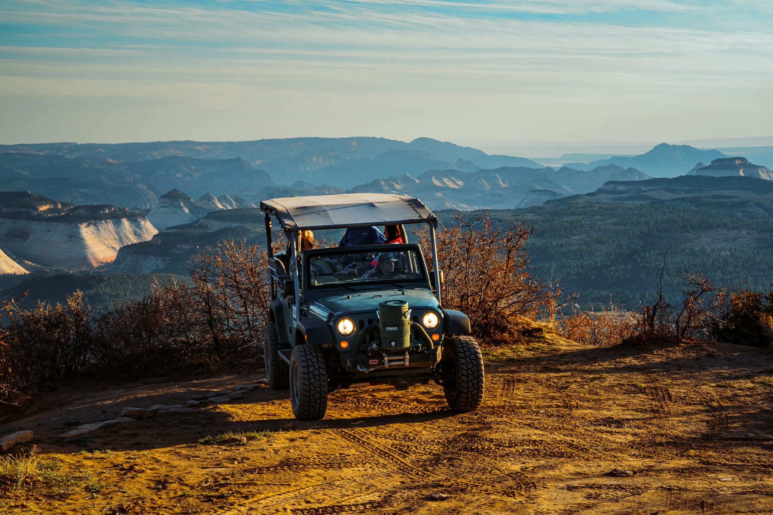 Top of the World Jeep Tour with East Zion Adventures in Utah