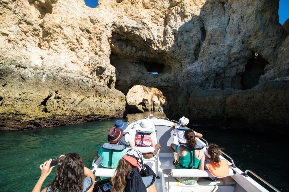 Bluefleet's Coastal Grotto Journey in Lagos Algarve