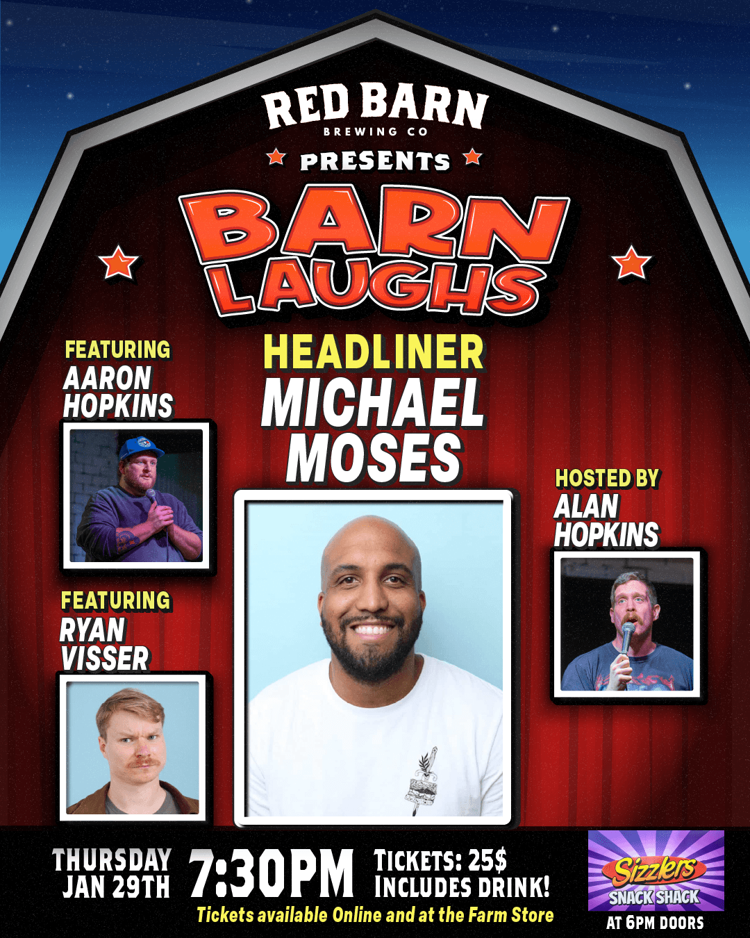 Experience Unforgettable Canadian Comedy Nights at Barn Laughs in Blenheim