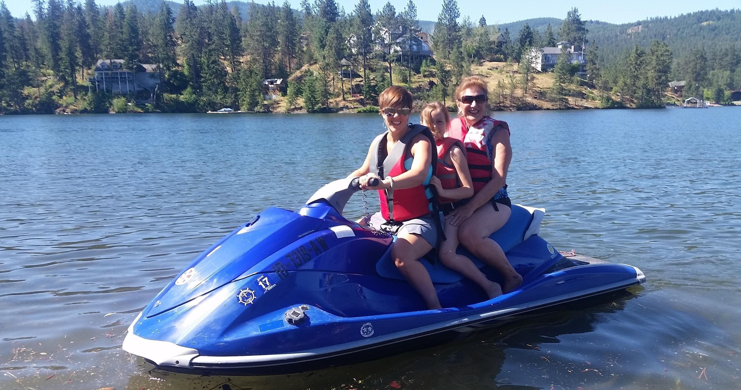 Jet Ski Rental on Lake Coeur d’Alene in Post Falls, Idaho