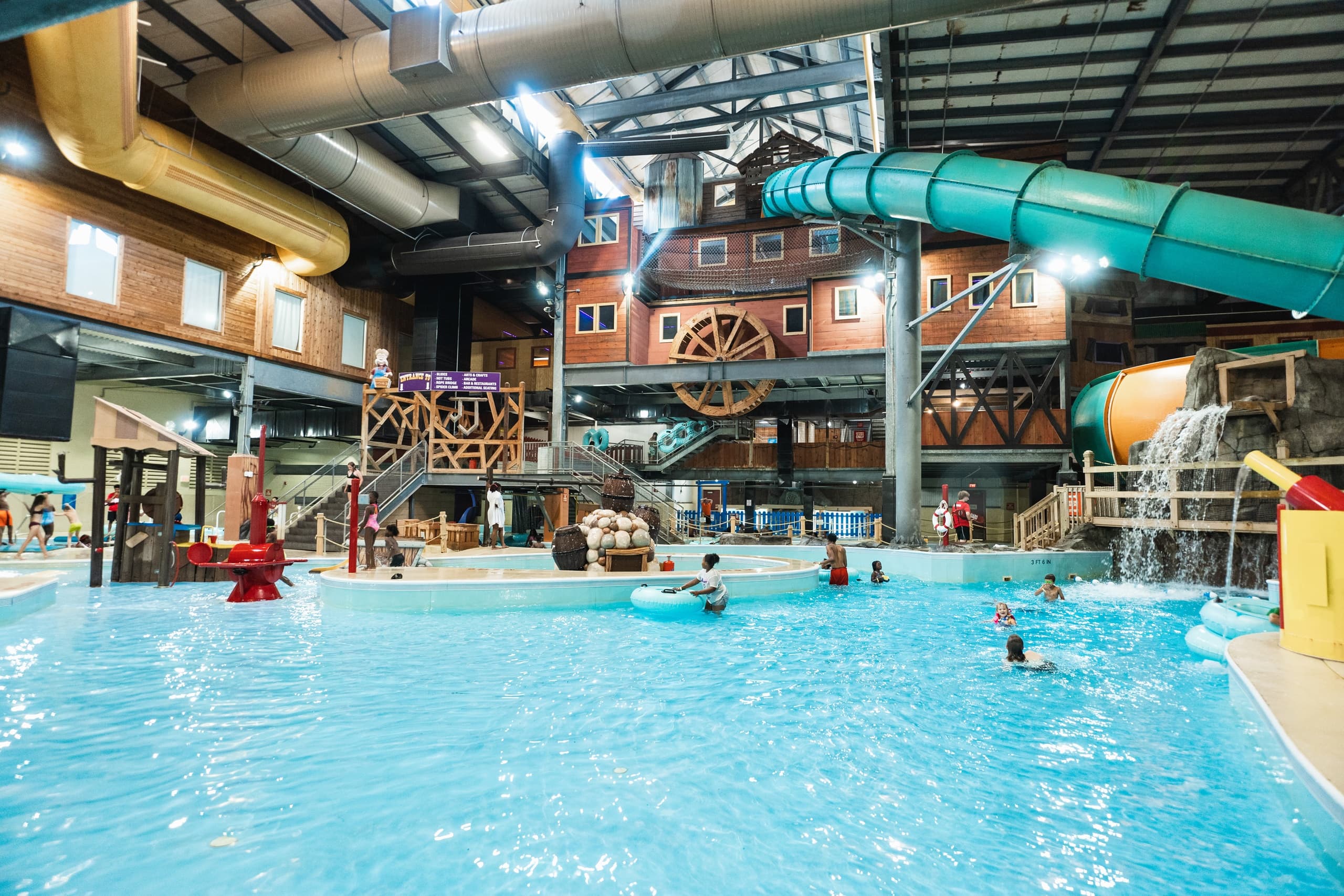 Gold Rush Indoor Water Park Adventure in Rothbury, Michigan