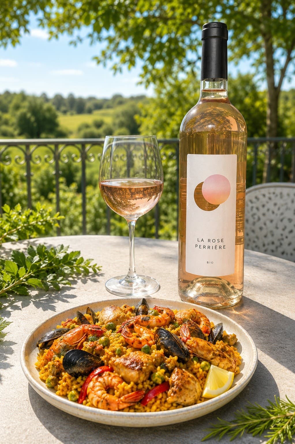 Summer Lunches at Château La Rose Perrière: Lussac Vineyard Paella, Tapas & Wine photo 1