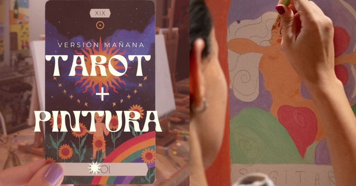 Morning Tarot and Guided Painting with Mimosas in Gràcia, Barcelona