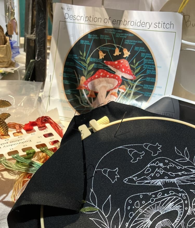 Stitch & Spark: Embroidery for Beginners with Alicia Marziani in Malvern
