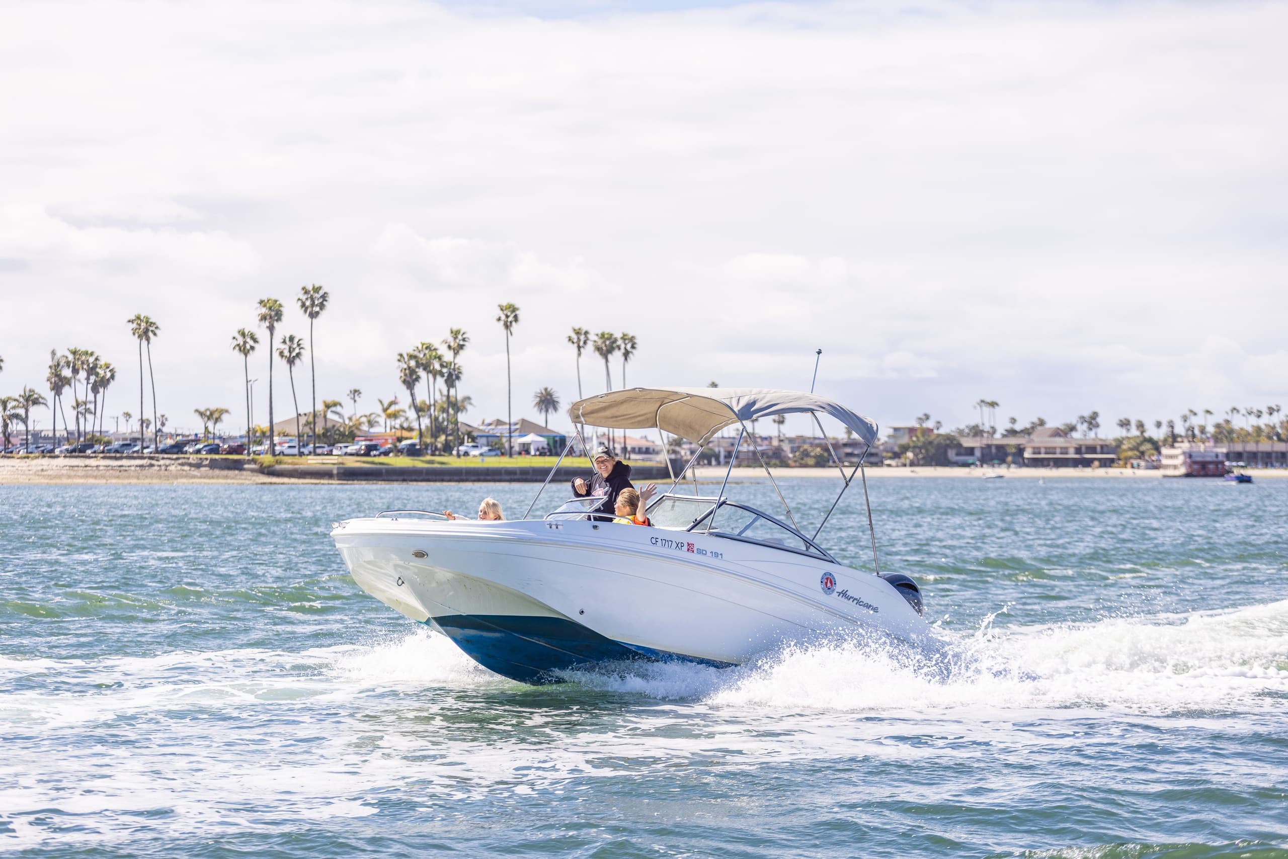 Thrilling 21’ Hurricane Powerboat Adventure in San Diego