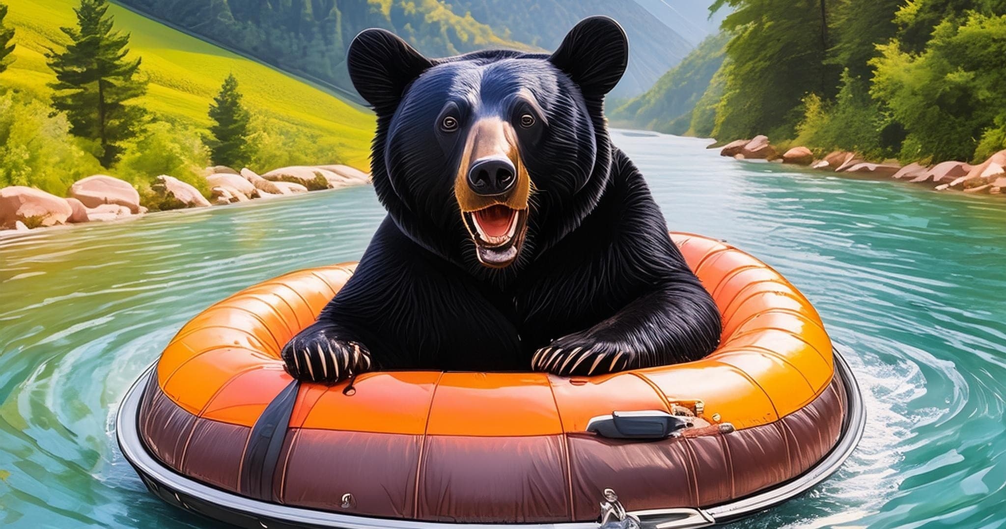 Tubing Adventure in Delaware Water Gap, Pennsylvania