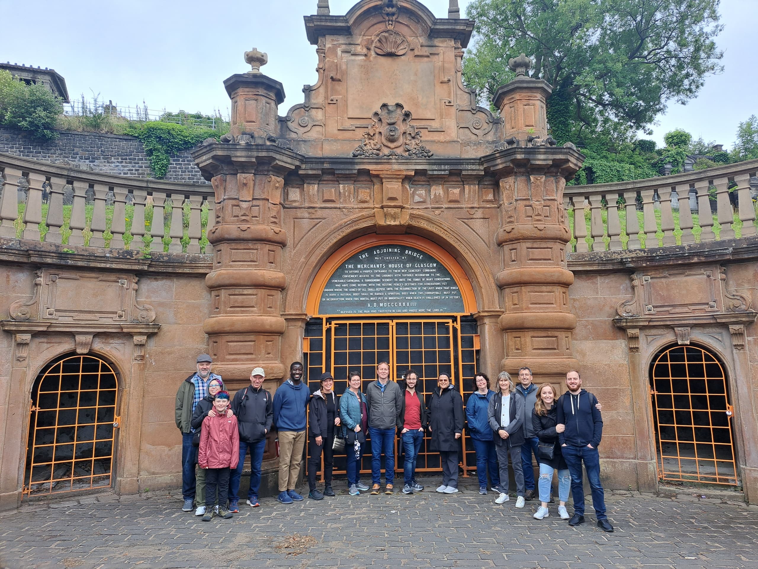 Outlook on Glasgow Necropolis Tour by Walking Tours in the UK