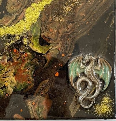 Pour & Swirl Acrylic Pouring Experience on Stetson Drive — One-Hour Abstract Canvas Workshop photo 1