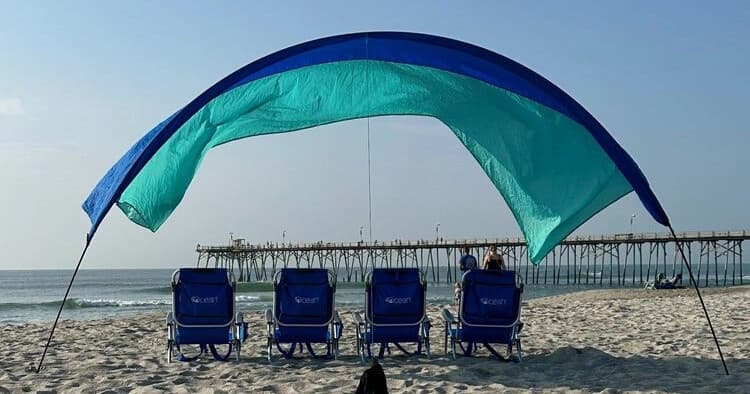 Shibumi Shade® Rentals: Wind-Powered Beach Shade for Wilmington
