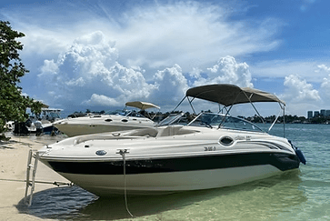 Miami day charter on a 26ft sundeck: private Biscayne Bay cruise from downtown