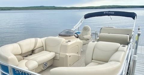 Pontoon Boat Rentals and Tubing on AuTrain Lake, MI