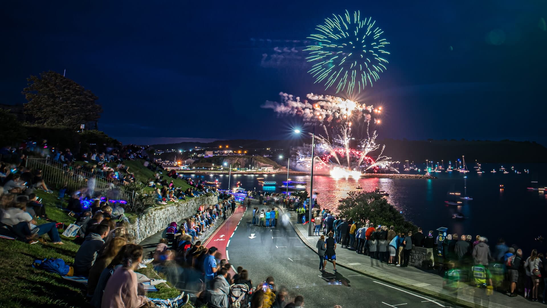 Plymouth Private Fireworks Cruise: VIP July 3–4 Sunset Yacht Experience