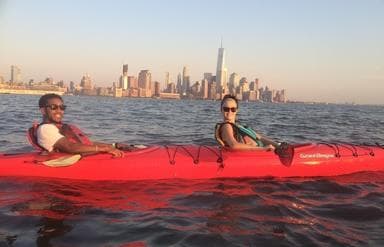 Manhattan Sunset Kayak Tour in Hoboken, NJ