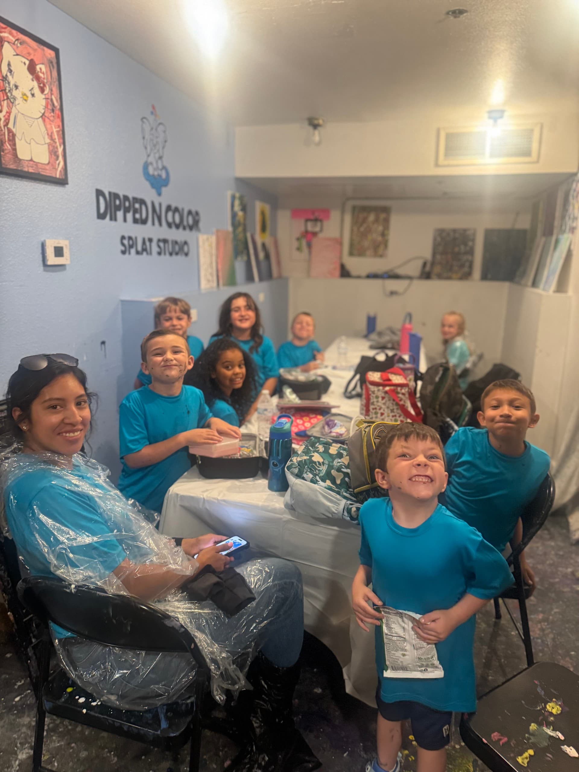 Sacramento Paint Splatter Party: 75-Minute Team-Building Splat Session