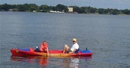 Electric Tour Kayak Rentals at Lake Fairview Marina, Orlando