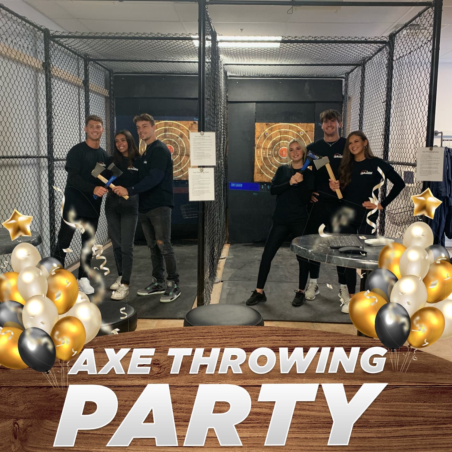 Axe Throwing Parties at iSmash Rochester