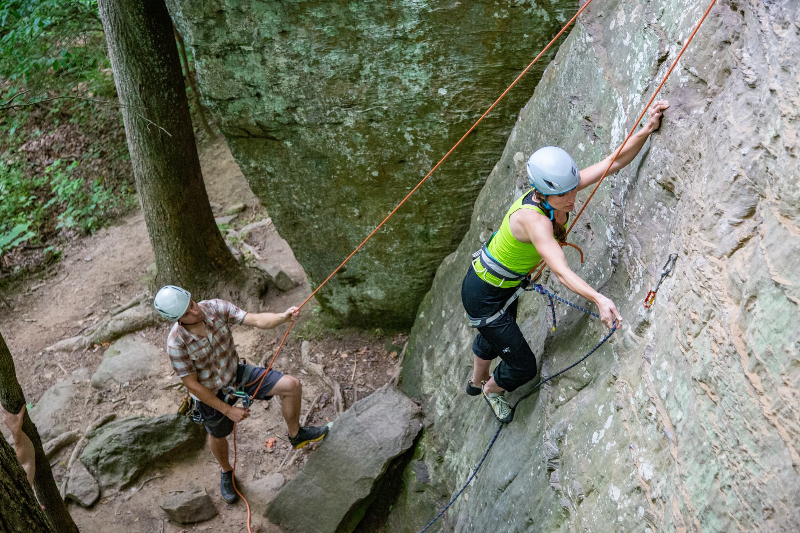 Gym To Crag Clinic by Bluegrass Climbing School in Rogers, KY