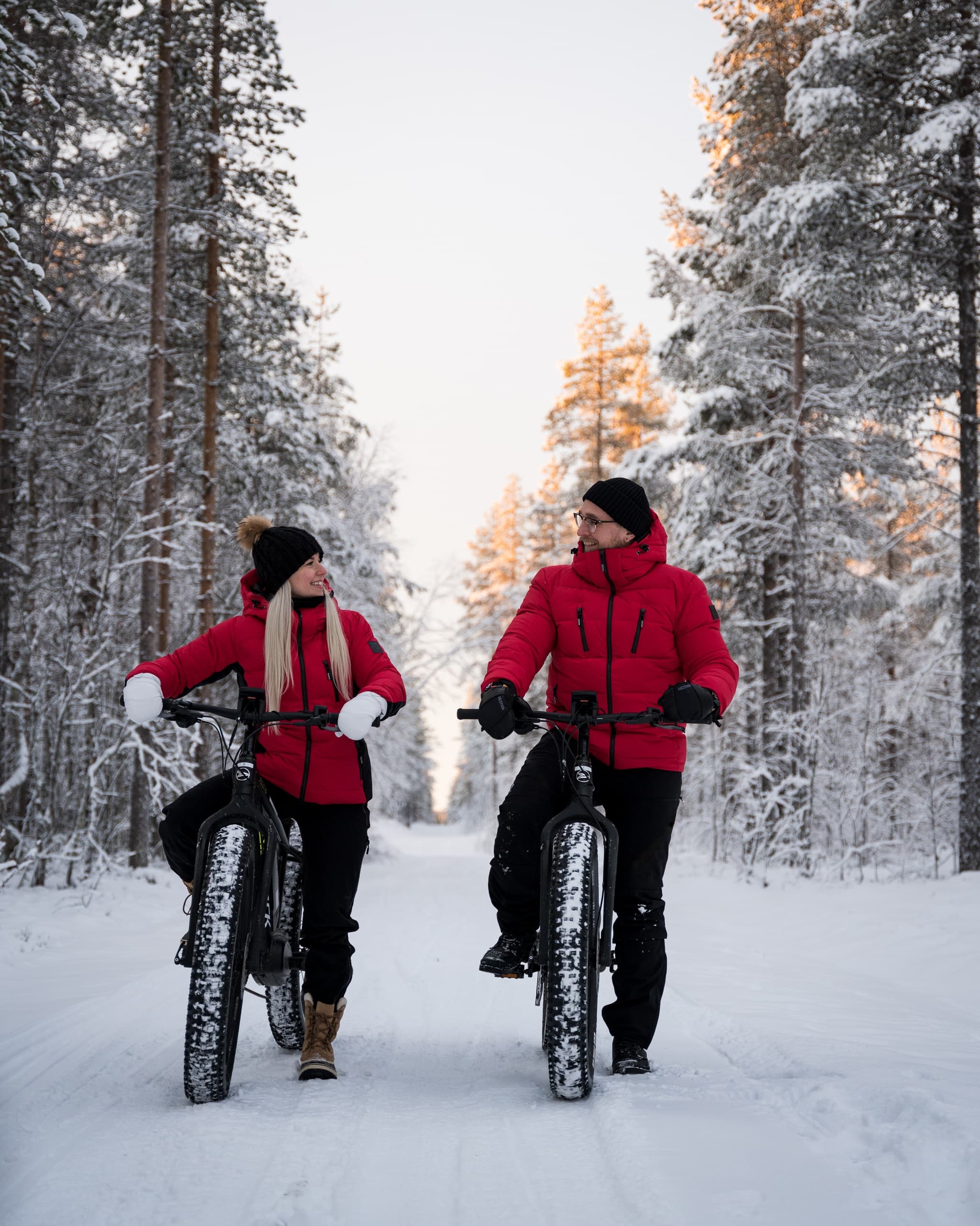 E-Fatbike & E-MTB Adventures with Polar Lights Tours in Posio