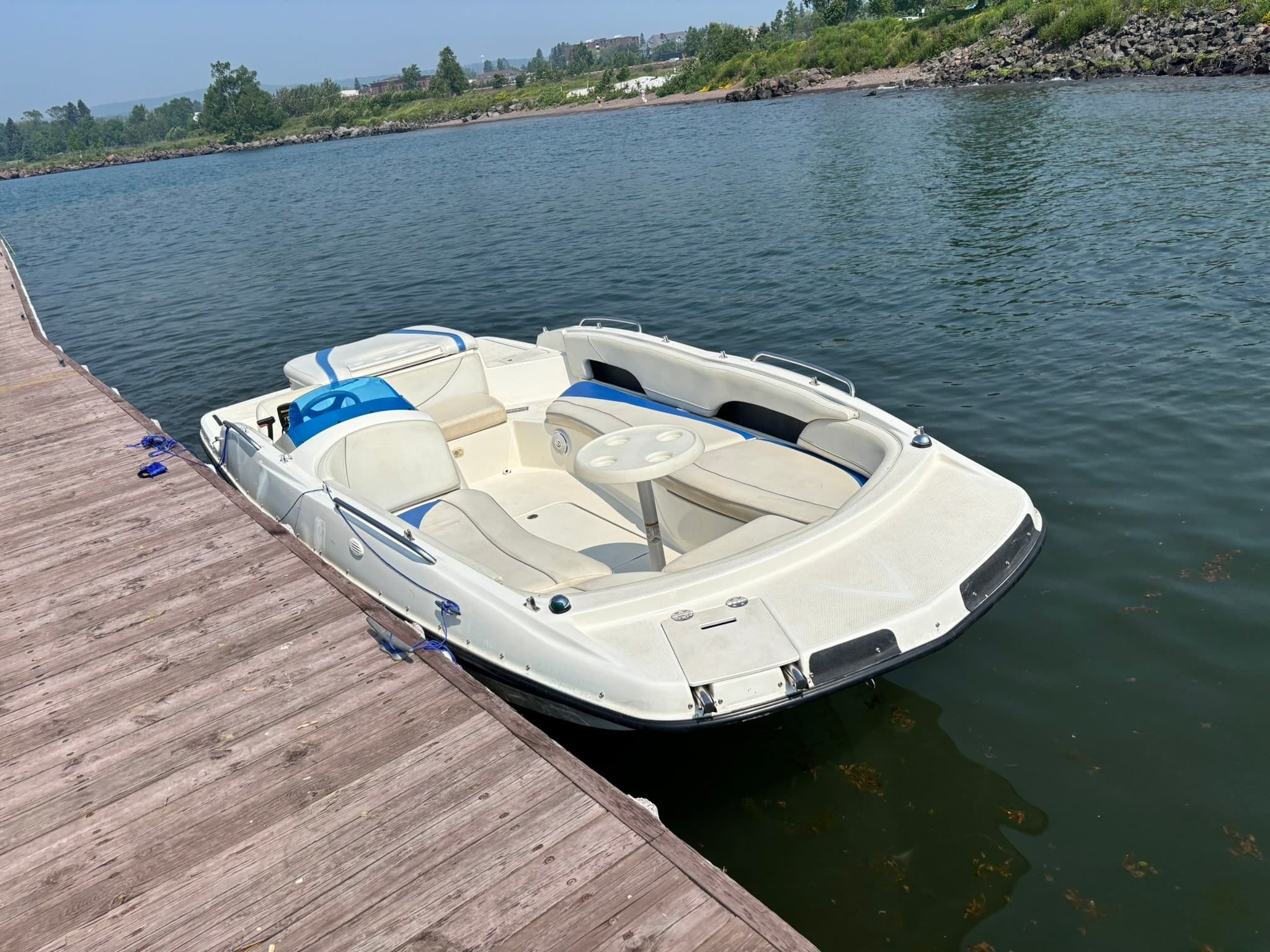 Deckboat Outing: Half- and Full-Day Deckboat Rentals Near Grand Marais, Minnesota